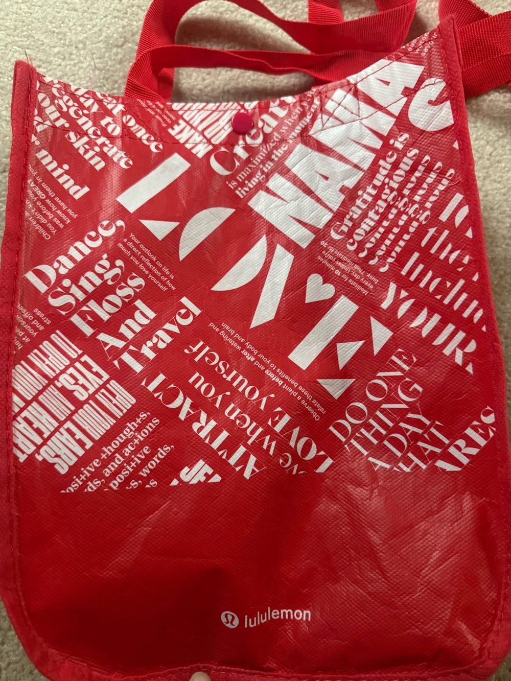 TWO lululemon athletica Graphic Tote Bags - Picture 4 of 4